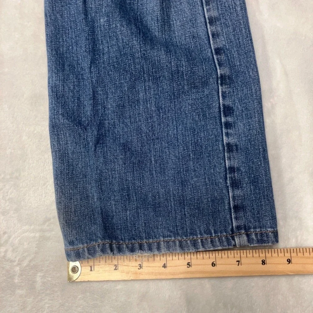 American Eagle Original Bootcut Jeans Men's 32x30 Blue Distressed Denim Y2K